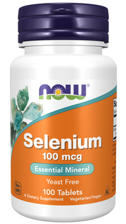 NOW - Selenium 100 МКГ - 100 Таблетки