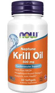 NOW - Neptune Krill Oil 500 МГ - 60 Дражета