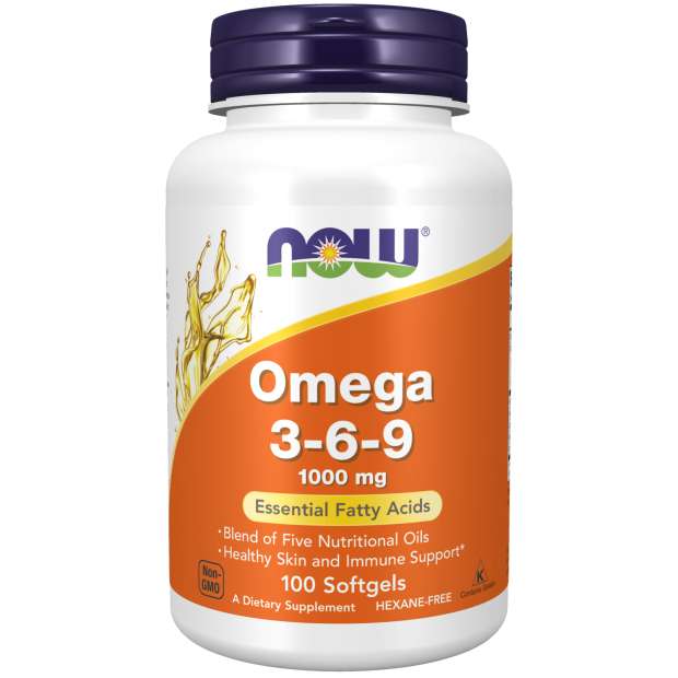 NOW - Omega 3-6-9 1000 МГ - 100 Дражета