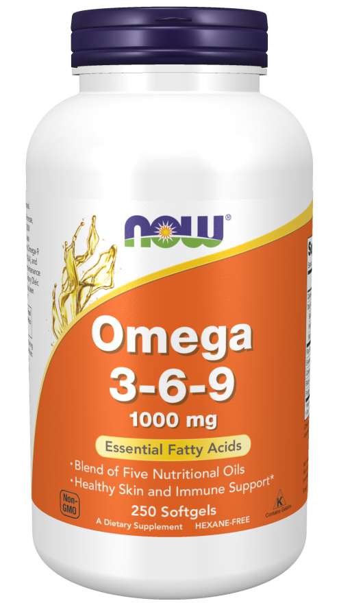 NOW - Omega 3-6-9 1000 МГ - 250 Дражета