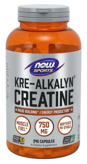 NOW Sports - Kre-Alkalyn Creatine 750 МГ - 240 Капсули
