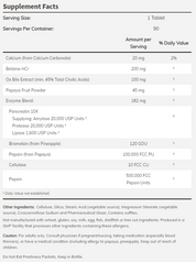 NOW - Super Enzymes - 180 Tаблетки