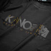Черна тениска от Kano Kimonos - YELLOW SHADOW