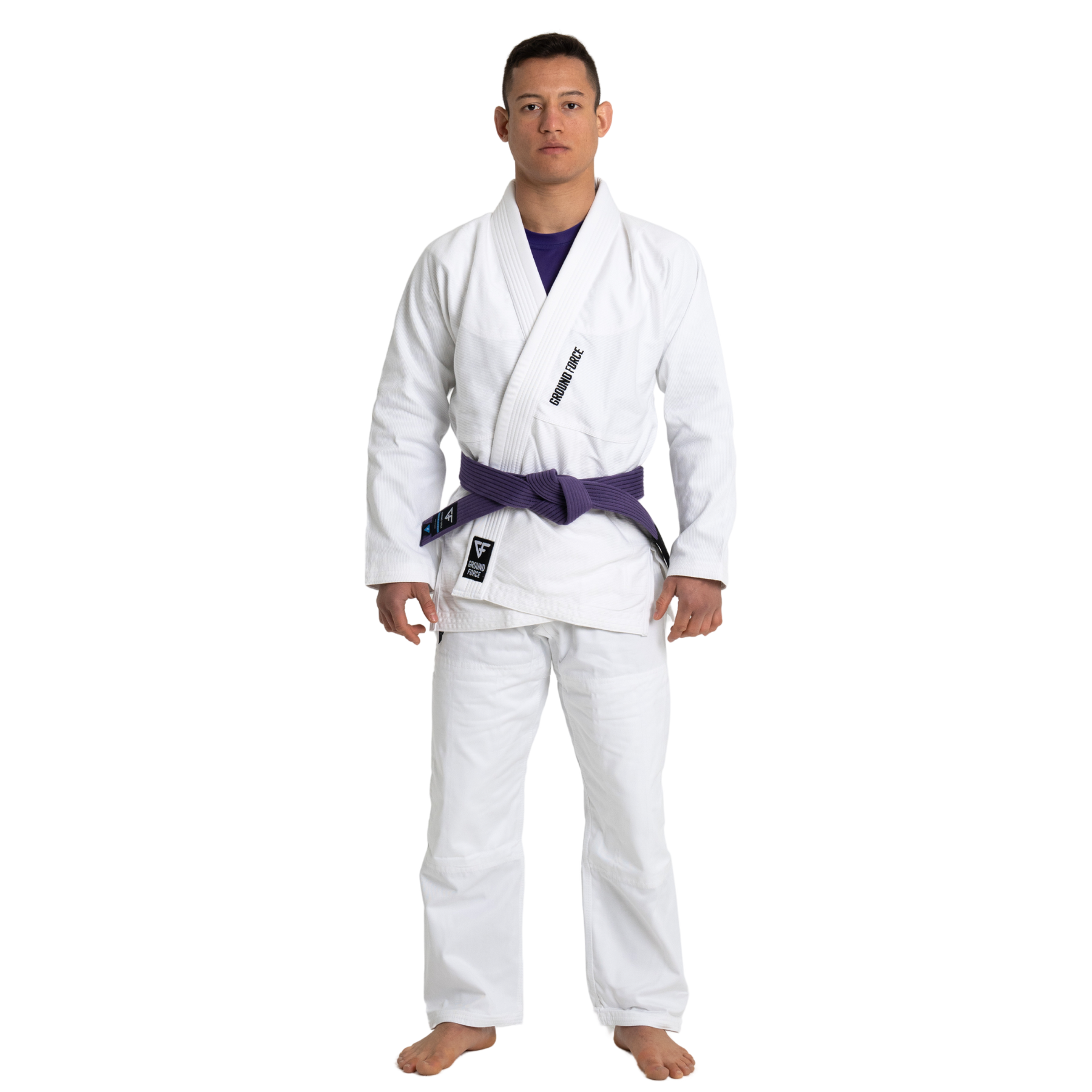 BJJ Gi за мъже от Ground Force - Basic V2 - White