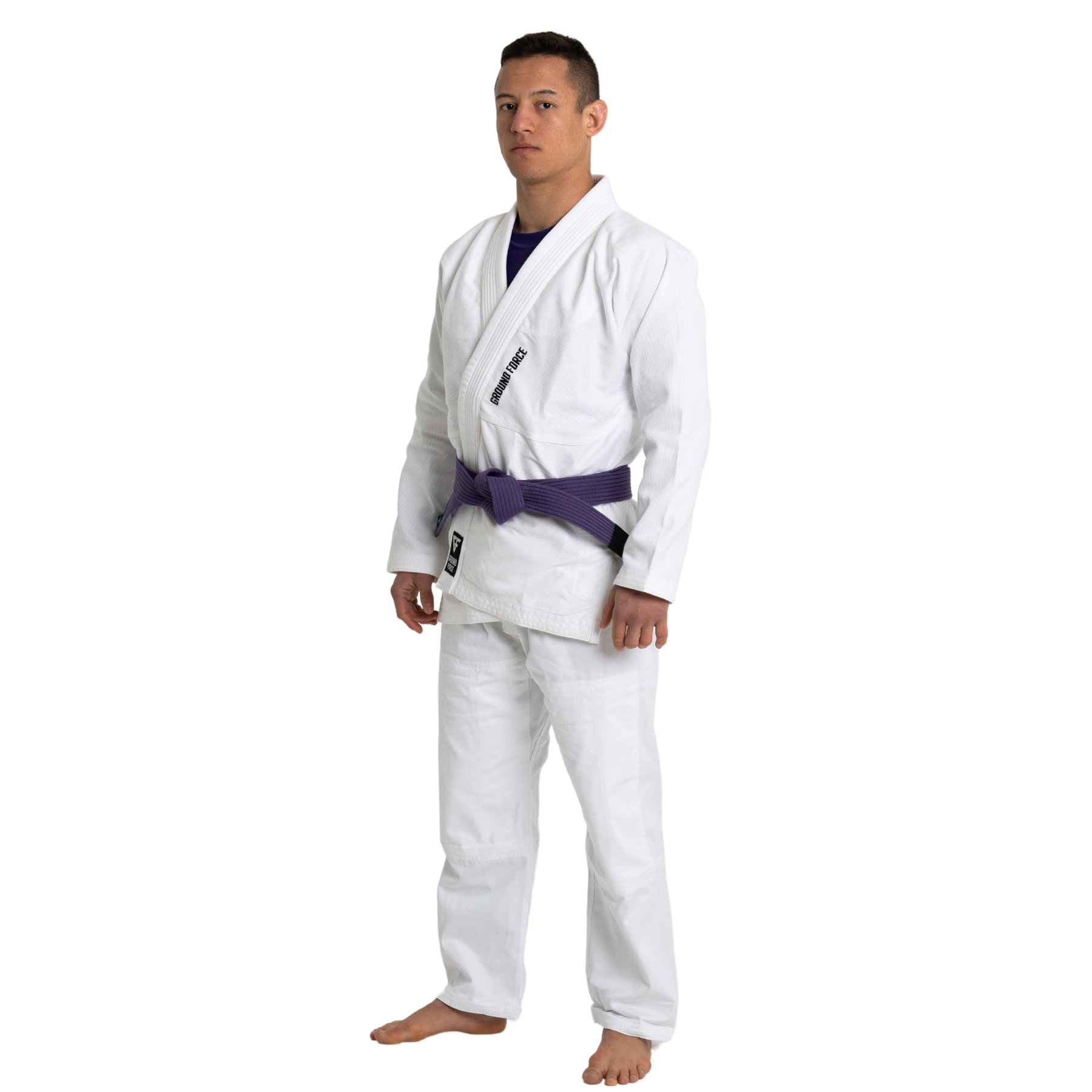 BJJ Gi за мъже от Ground Force - Basic V2 - White