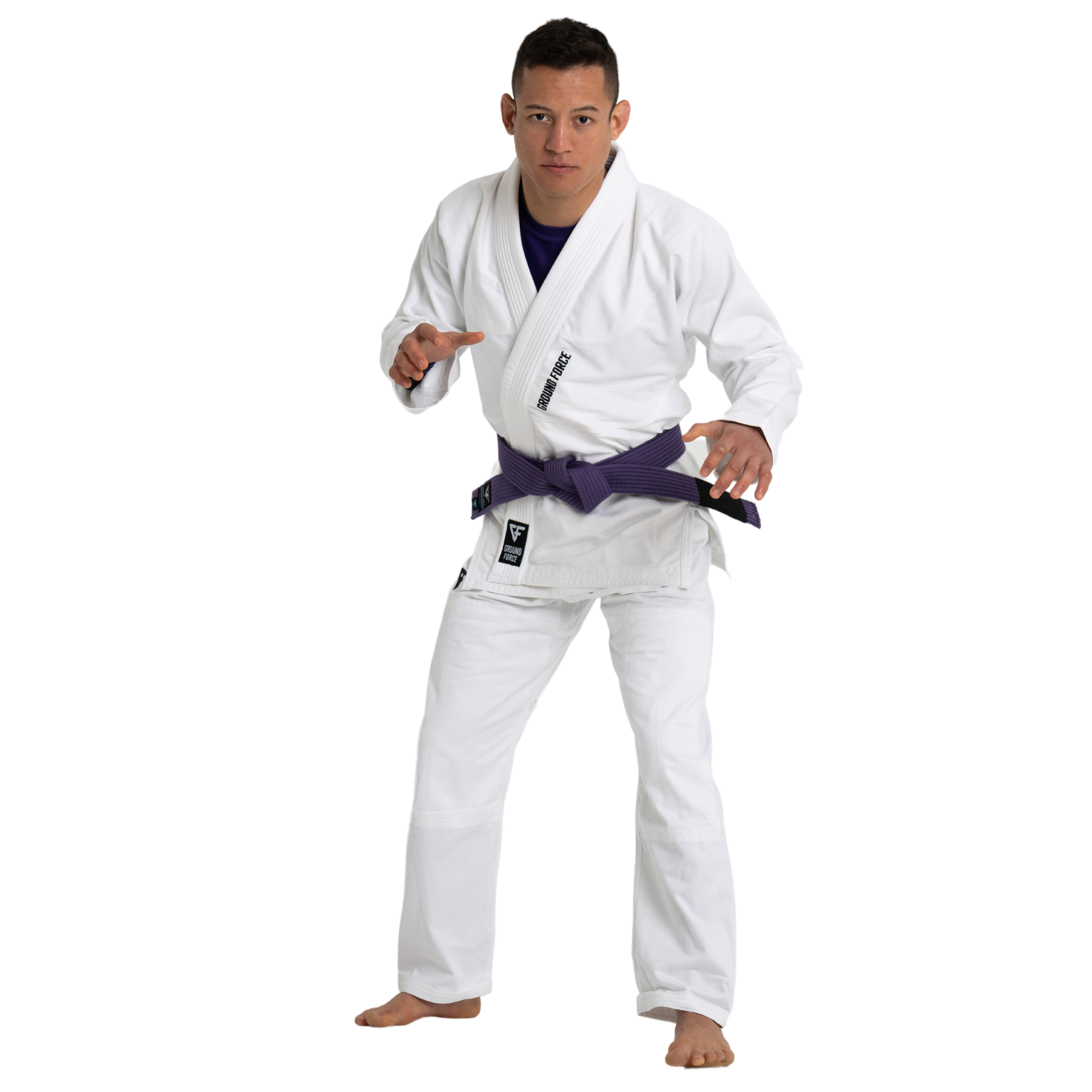 BJJ Gi за мъже от Ground Force - Basic V2 - White