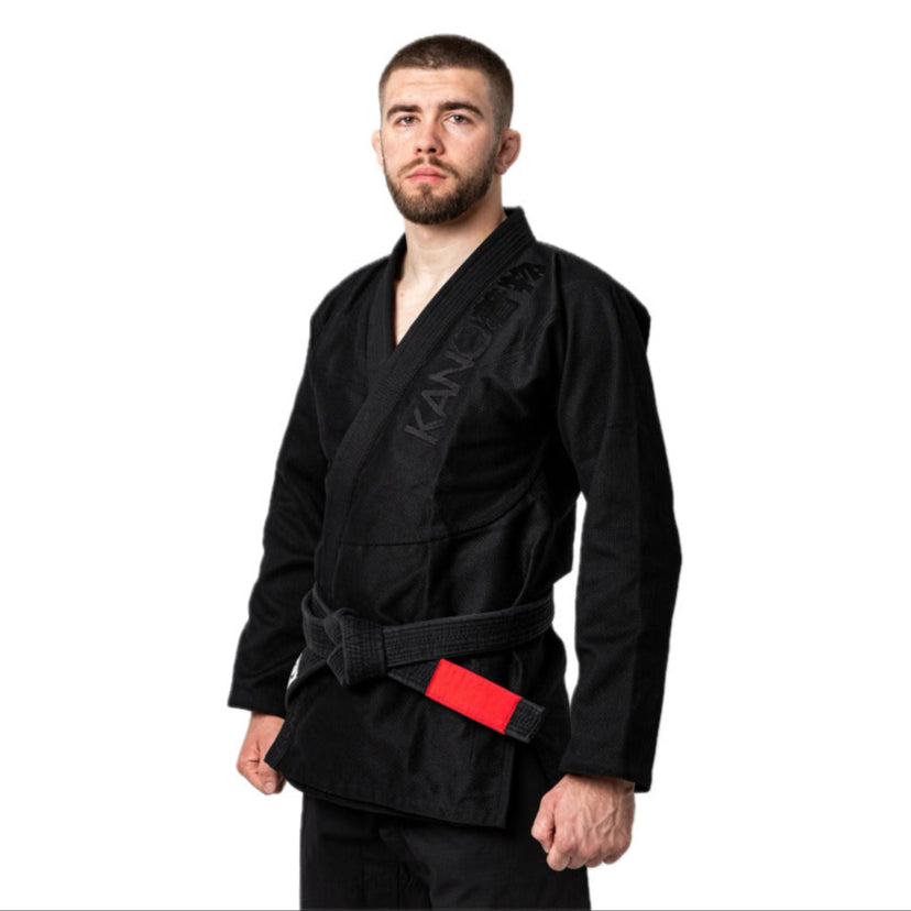 BJJ ги за мъже от Kano Kimonos - Stealth - черно