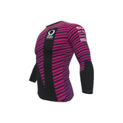 Рашгард от Kano Kimonos - дълги ръкави, ранкиран - лилав