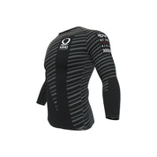 Рашгард от Kano Kimonos - дълги ръкави, ранкиран - черен