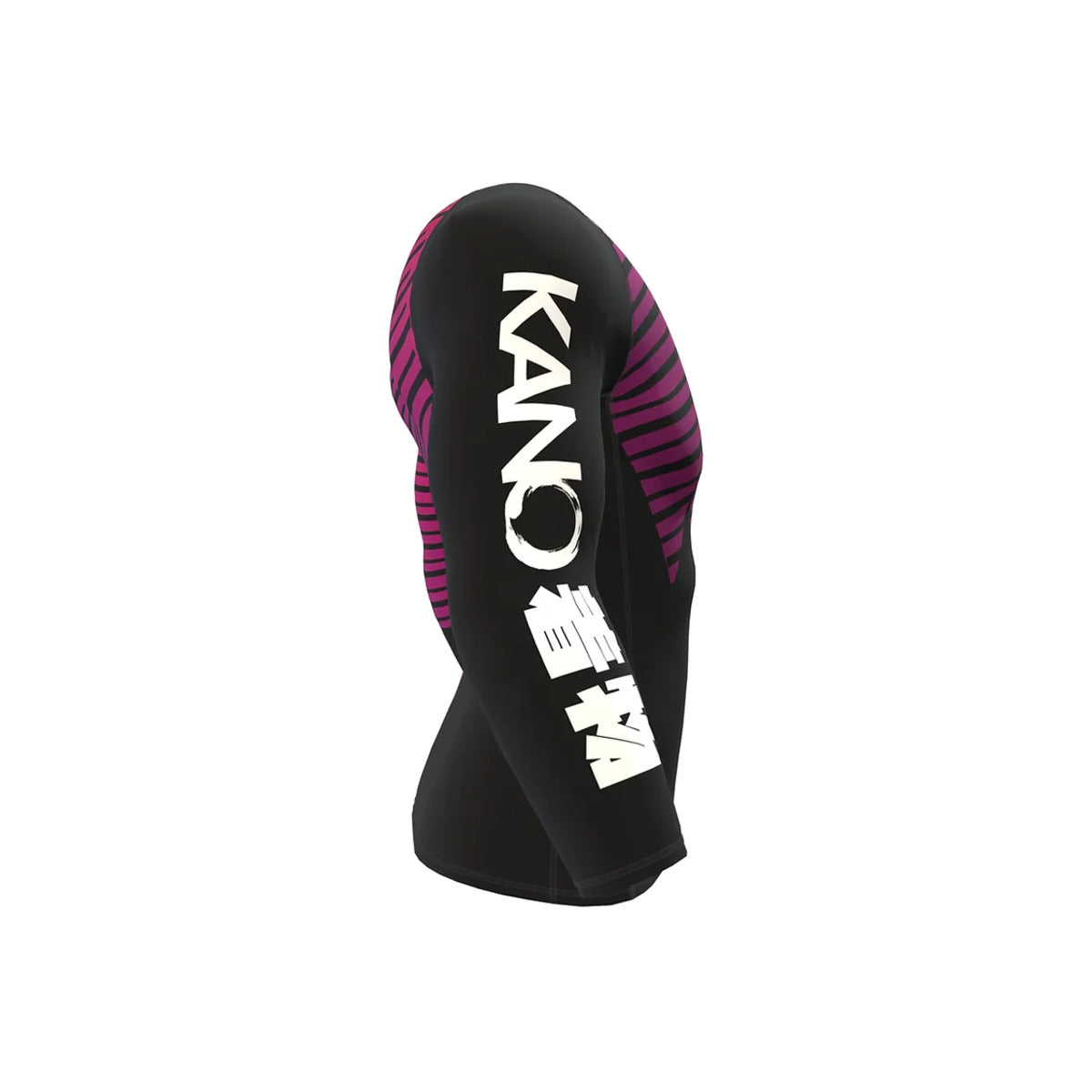 Рашгард от Kano Kimonos - дълги ръкави, ранкиран - лилав