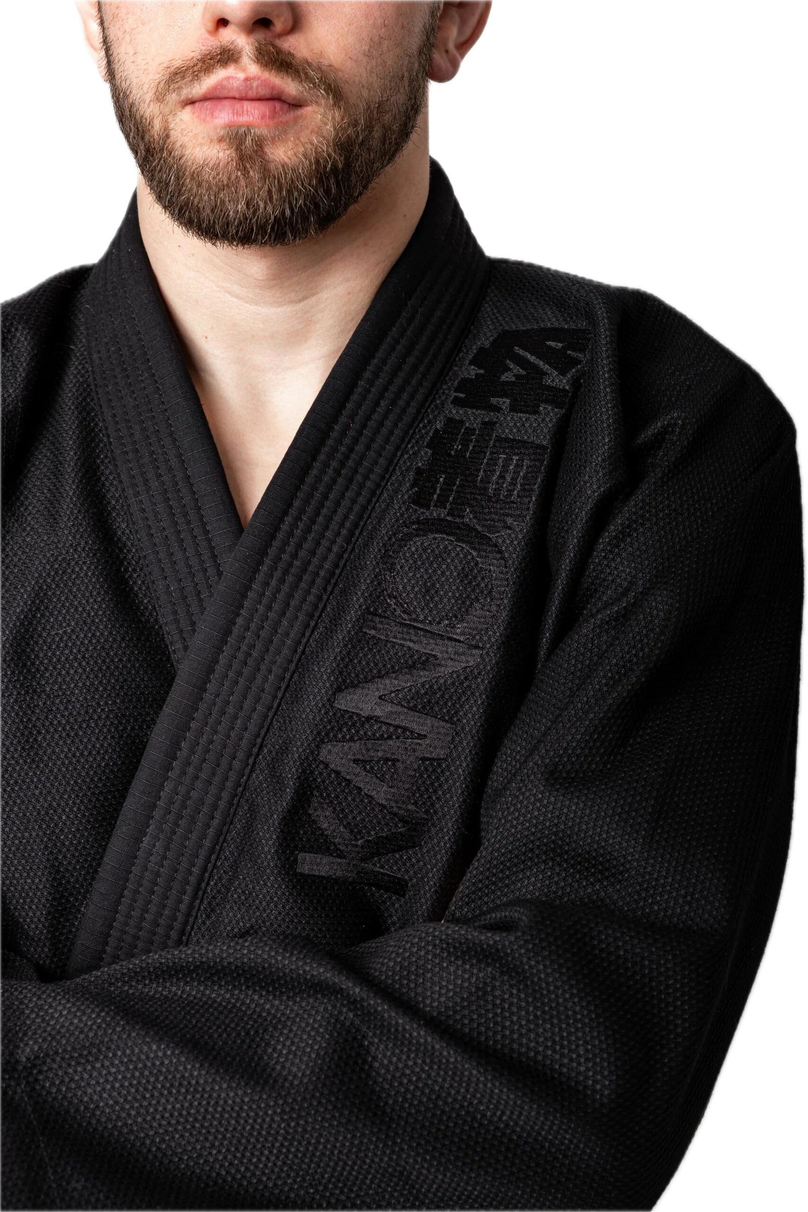 BJJ ги за мъже от Kano Kimonos - Stealth - черно