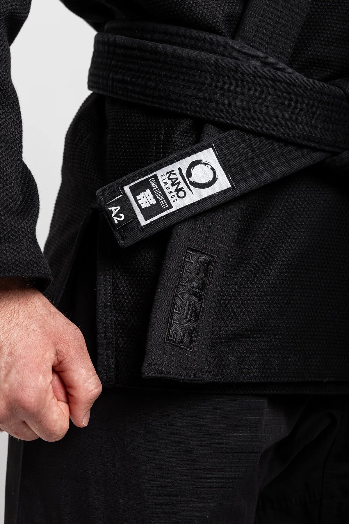 BJJ ги за мъже от Kano Kimonos - Stealth - черно