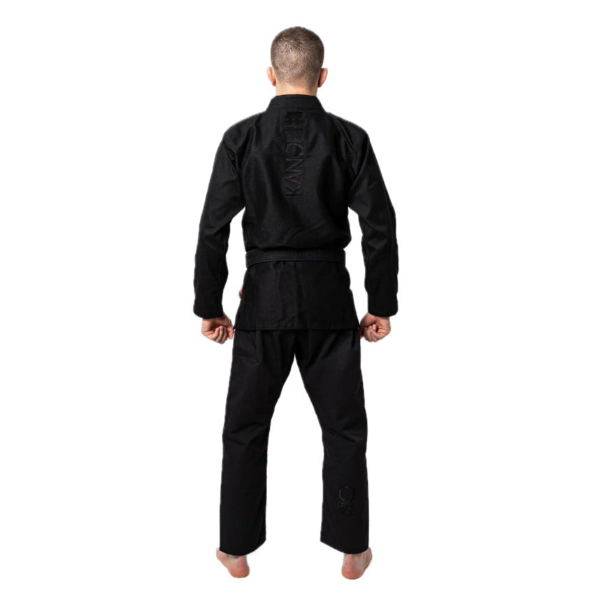 BJJ ги за мъже от Kano Kimonos - Stealth - черно